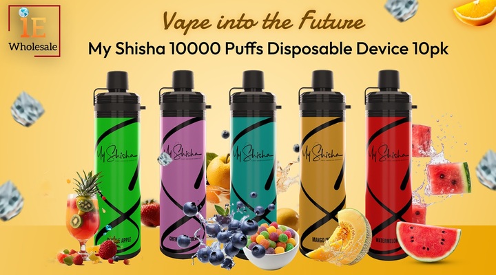 My Shisha 10000 Puffs Disposable Device 10pk - Vape into the Future