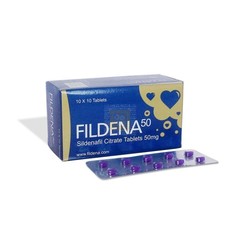 Buy Fildena 50mg Tablet Online - Usage, Dosage, Side Effects, In