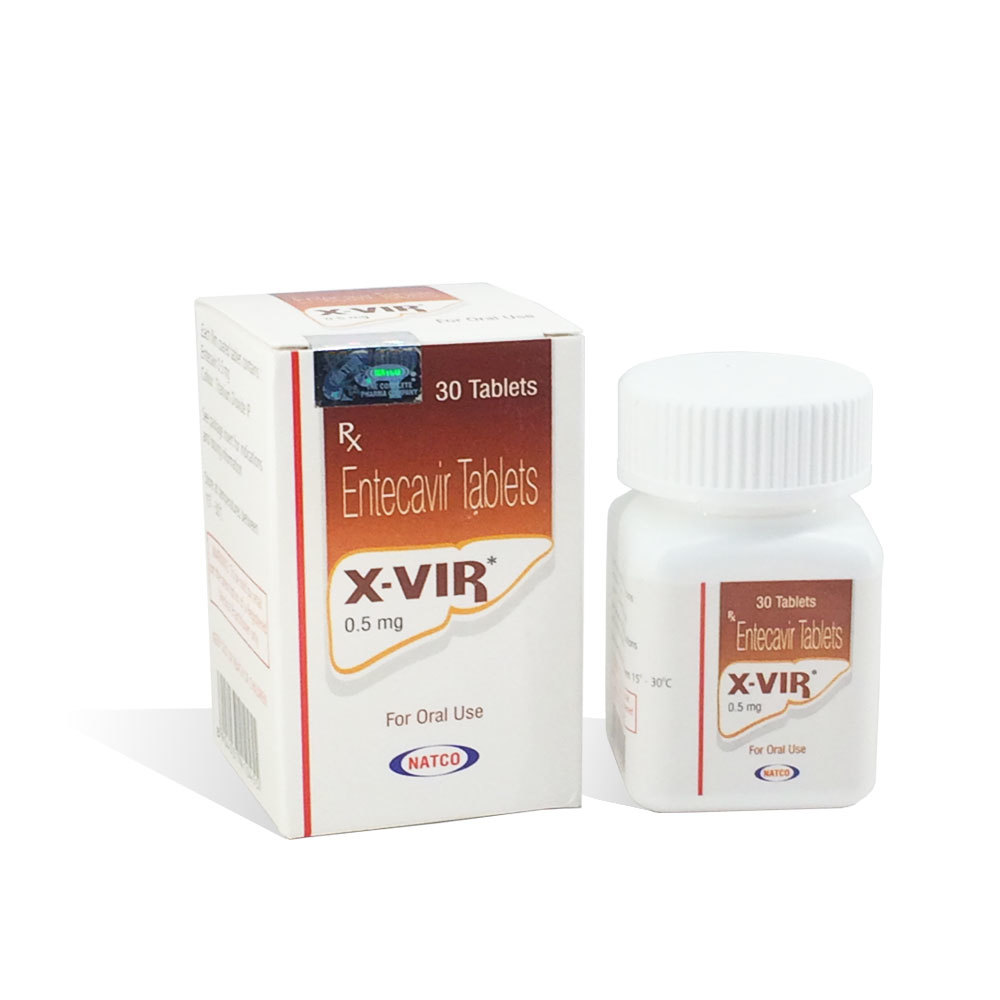 Buy X Vir 0.5mg Tablet Online - Usage, Dosage, Side Effects, Interactions, Reviews and Price