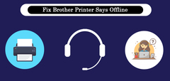 Brother Printer Offline | How to Fix Brother Printer Says Offlin