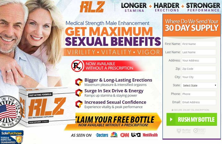 RLZ Male Enhancement - Ingredient, Price &amp; Reviews