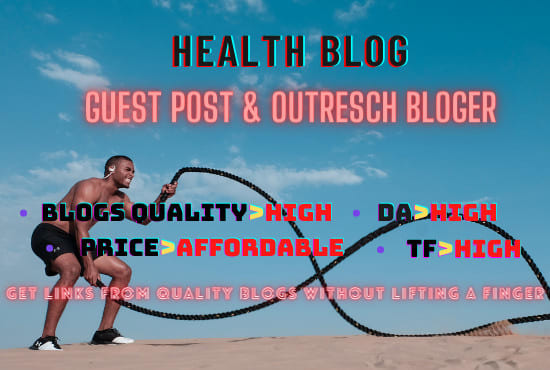 Lencpop: I will dofollow health guest post for $5 on fiverr.com