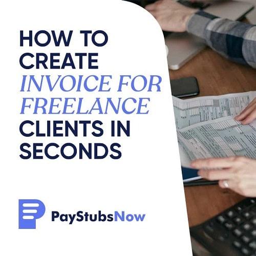 How To Create Invoice For Freelance Clients In Seconds - Pay Stu