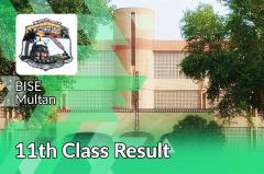 11th Class Result  - 1st Year Result 2021 Multan Board