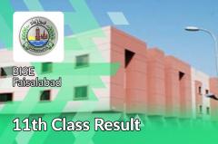 11th Class Result  - 1st Year Result 2021 Faisalabad Board