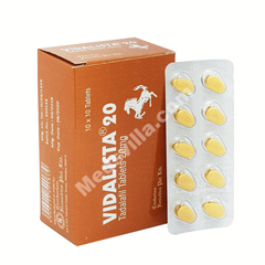 Vidalista 20: Buy Vidalista 20 mg Online | Tadalafil 20mg | Meds