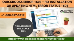 QuickBooks Error 1603 \u2013 Fix Installation Updating HTML Error Sta