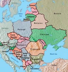 HD Free Large Map of Eastern Europe | World Map With Countries