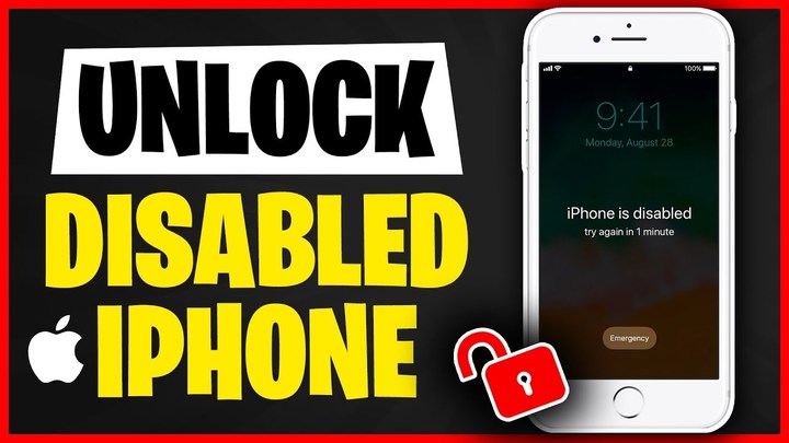 How to unlock disabled iPhone or iPad?