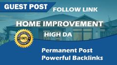 Lencpost: I will do UK home improvement guest post from high da 