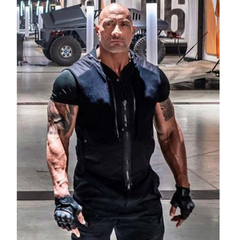FAST AND FURIOUS 9 (THE ROCK) COTTON VEST - Designer Leather Jac