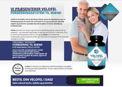 Velofel Danmark (DK) Piller Pris, Anmeldelse &amp; Velofel K\u00f8be i Da