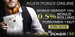 RoyalPoker138 menyediakan permainan judi Poker Online, Domino Qi