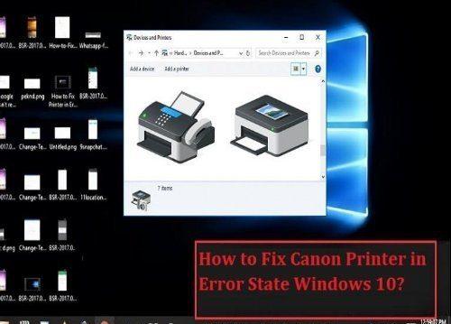 Why is my Canon Printer in Error State ? +1-877-977-6597