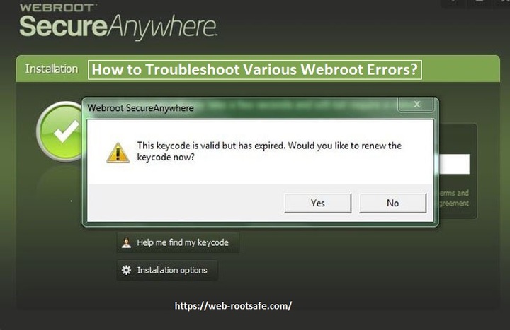 How to Troubleshoot Various Webroot Errors? – www.webroot.com/sa