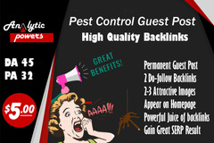 Analyticpowers: I will do pest control guest post on my home imp