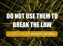 Novelty IDs, Where To Buy Novelty ID, Scannable Fake IDs, Novelt