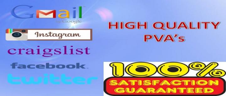 Buy High Quality PVAs and Phone Numbers Verification Services