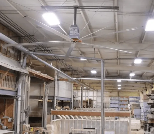 HVLS commercial ceiling fans