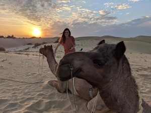 How do I begin with my memoir about my life-changing trip to Rajasthan?