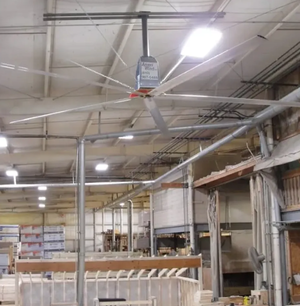 HVLS industrial ceiling fans