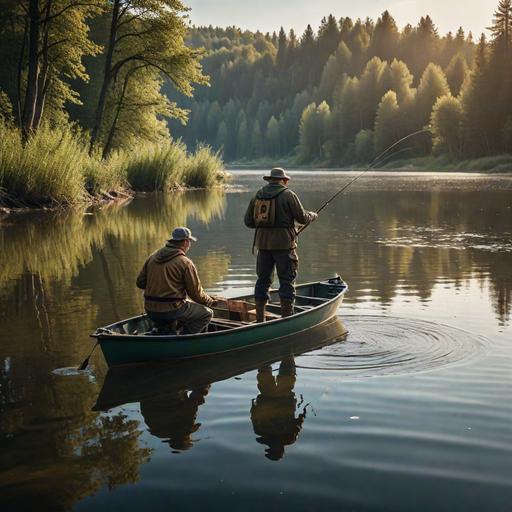 Hooks, reels, lures and baits in a wide selection