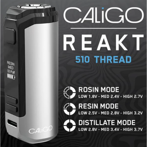 CaliGo REAKT 510 Cartridge Vaporizer with USB Type C 