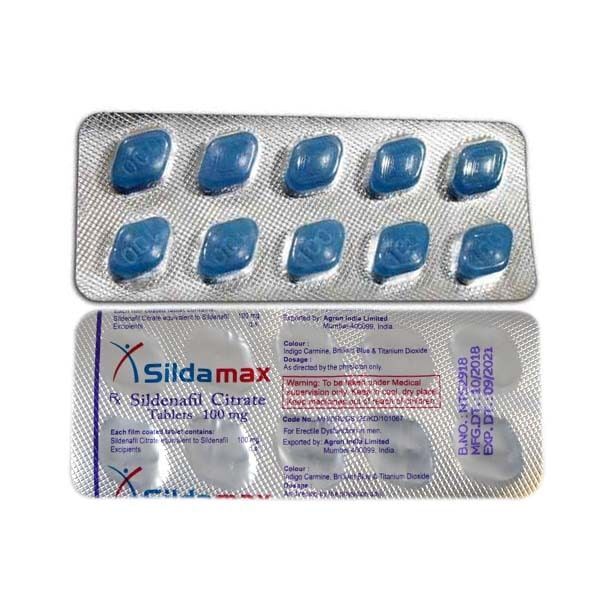 Sildamax 100 Mg - The outstanding remedy to your ED problem