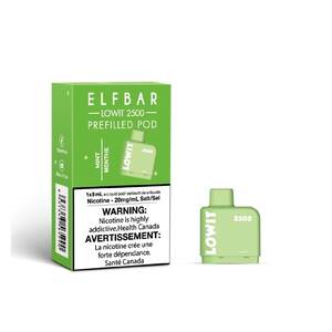  Elf Bar Lowit 2500 Puff Prefilled Pod - 10ct