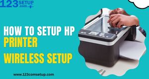 How to set up a wireless network for an HP printer