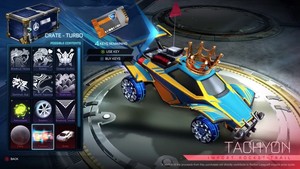 Extras card from the capital Rocket League awning a