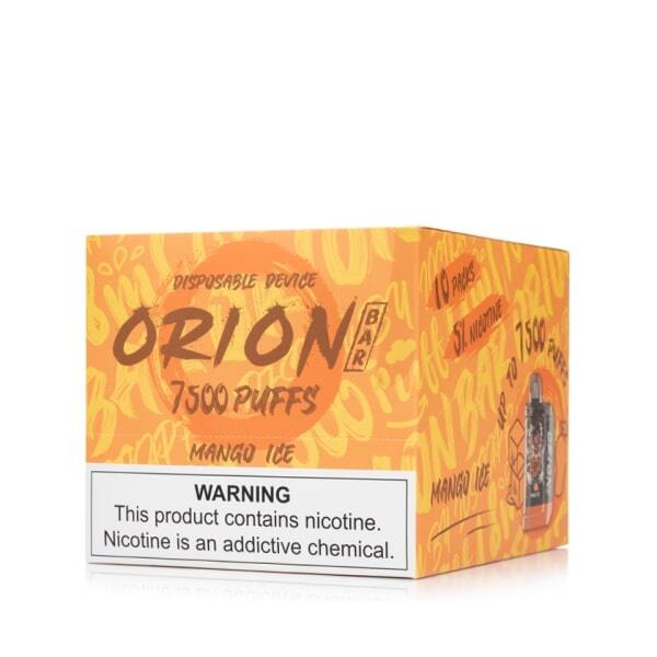 Lost Vape Orion Bar 5% Disposable Device 7500 Puffs 10pk