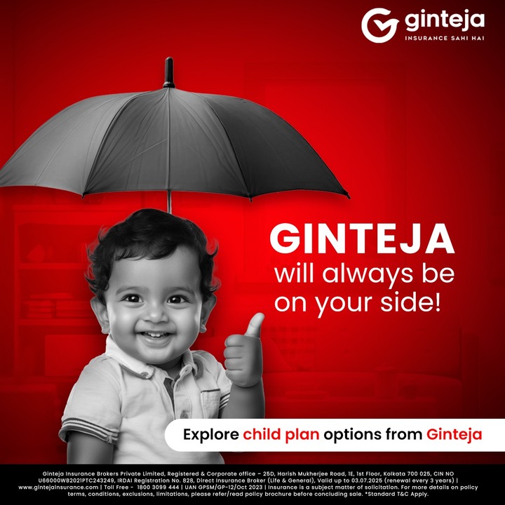 Invest in Your Child's Dreams with Ginteja's Exceptional Child Plans !