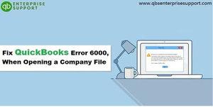 6000 when opening a company file in QuickBooks Error
