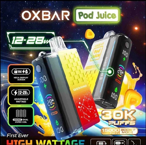 Pod Juice OXBAR Disposable – Endless Flavors in 30000 Puffs