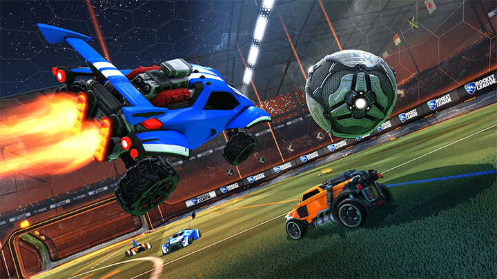 Rocket League offers players an ordinary racing recreation view