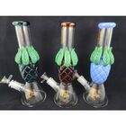 Straight Stem Berry Design Water Pipe 11 Inch