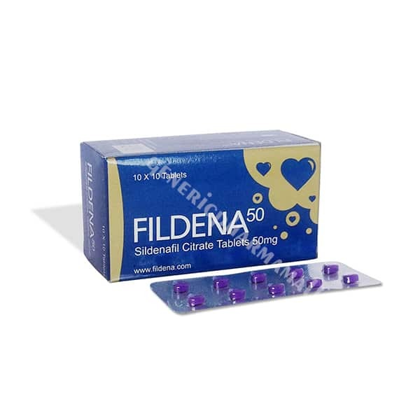 What is the active ingredient in Fildena 50 mg?