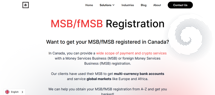 MSB registration Canada