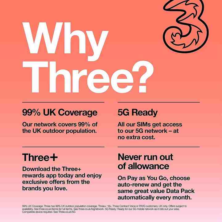 Stay Connected Across UK With Three Data Packs