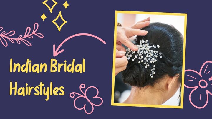 Indian Bridal Hairstyles for Wedding Function, Party, Reception