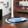 Installing a round Jacuzzi bathtub in your home 