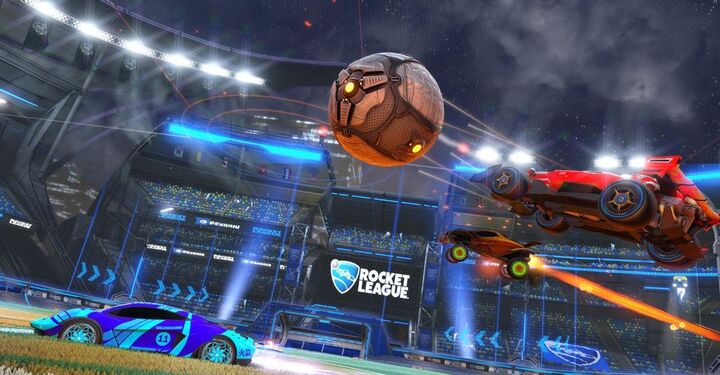 Popular racing-car/football online game Rocket League