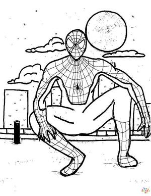 Fun Spiderman Coloring Pages for Kids