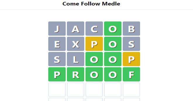 Introduction To Come Follow Medle Game – The Fun and Challenging Game