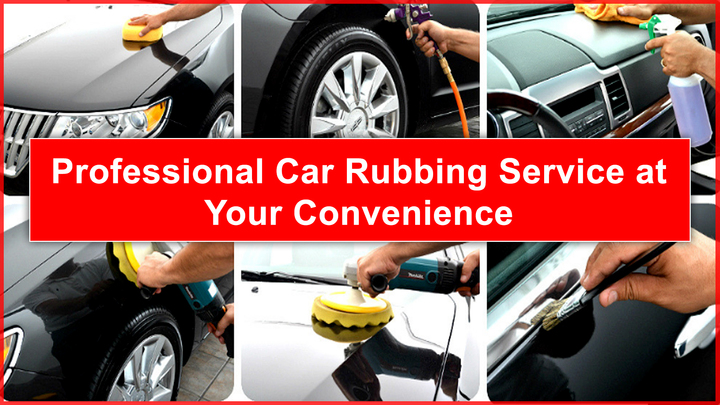 Maintain your car's shiny look with professional rubbing polishing in Ghaziabad!