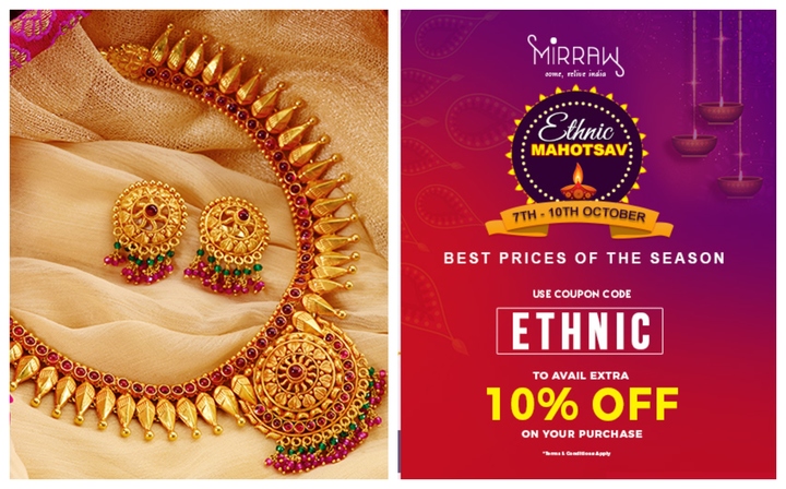 Flat 50% Off on Indian Jewellery at Mirraw Ethnic Mahotsav