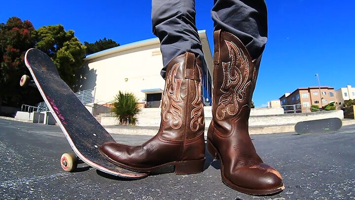 Men Cowboy Boots and Fitness: Unconventional Workout Gear