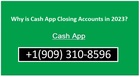 Why is Cash App Closing Accounts, and what are its different reasons?