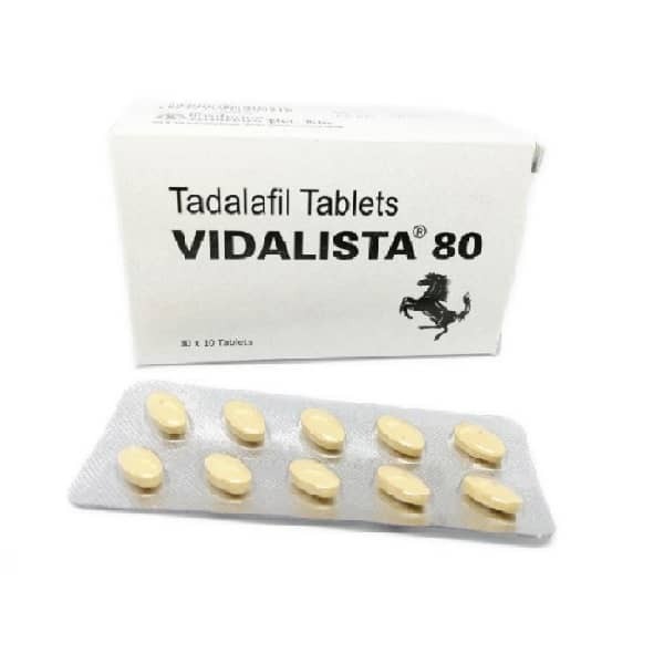 Vidalista 80 Mg | Buy Highest Tadalafil Dose With Free Shipping